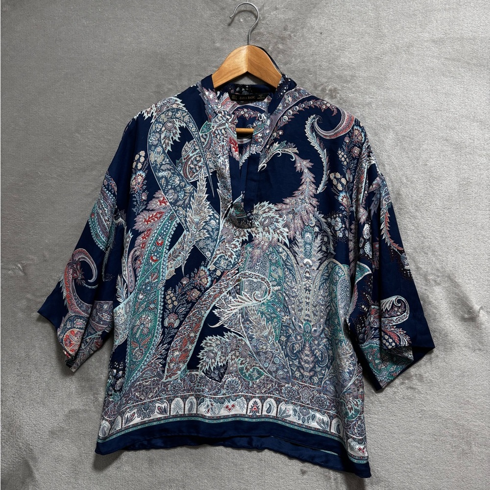 Zara Women’s Size S Paisley Blouse